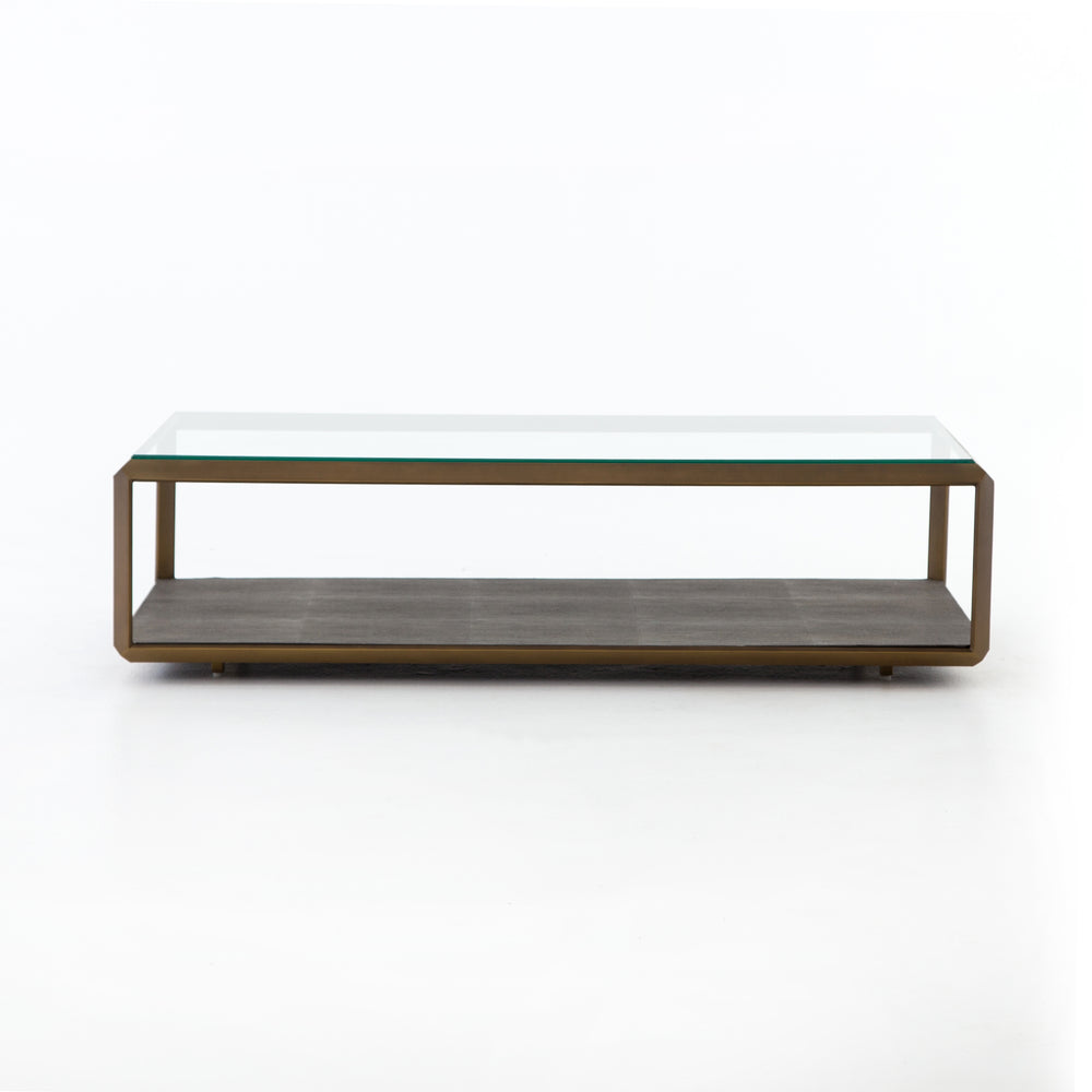 Four Hands Shagreen Shadow Box Coffee Table - 2Modern