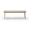 Ana Extendable Dining Table  option Almond Nano Laminate/Oak Soap Treated