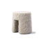 Sequoia Pouf  option Sheepskin Moonlight