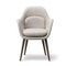 Swoon Dining Chair with Wood Base  option 33 Nori Ruskin