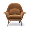 Swoon Lounge Chair  option 2103 Amber Grand Mohair