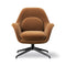 Swoon Petit Lounge Chair with Swivel Base  option Black