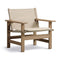 The Canvas Chair  option Natural Canvas/Oak Light Oil