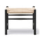 Wegner J16 Rocking Chair  option Natural Paper Yarn/Oak Black Lacquered