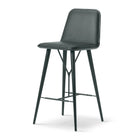 Spine Wood Bar Stool with Back