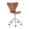 Series 7 Upholstered Task Chair  option Leather Grace Walnut