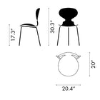 Ant Dining Chair with 3 Legs