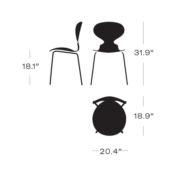 Fritz Hansen Ant Dining Chair - 2Modern