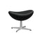 Egg Ottoman  option Grace Black