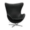 Egg Lounge Chair  option Grace Black