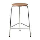 Leather Counter High Dot Stool
