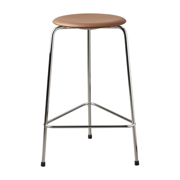 Leather Counter High Dot Stool