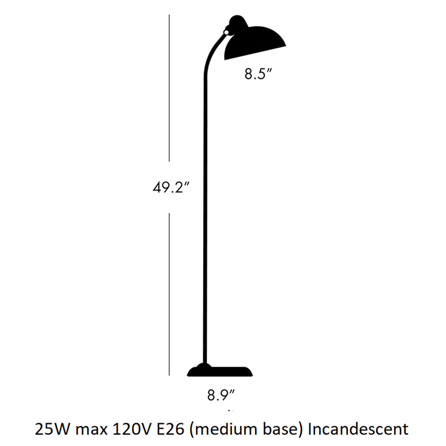 Kaiser Idell Floor Lamp