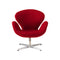 Miniature Swan Chair  option Red