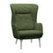 Rho Lounge Chair  option Atom Green