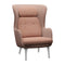 Rho Lounge Chair  option Pale Rose