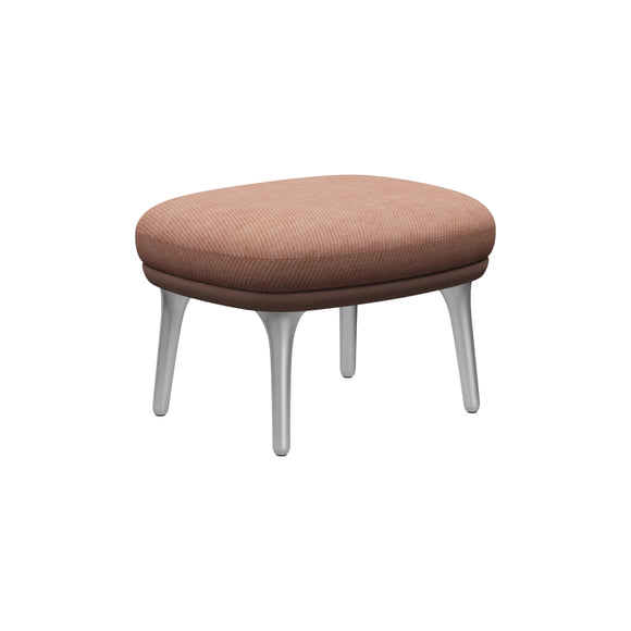 Ro Ottoman with Metal Legs