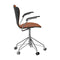 Series 7 Front Upholstered Task Armchair  option Ash Black