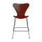 Series 7 Stool  option Colored Ash Venetian Red