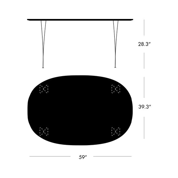 Superellipse Dining Table