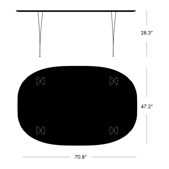 Superellipse Dining Table