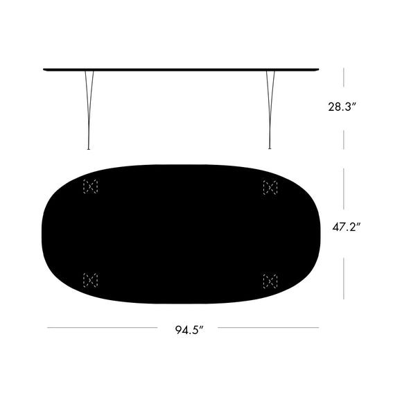 Superellipse Dining Table