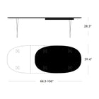 Superellipse Extendable Dining Table
