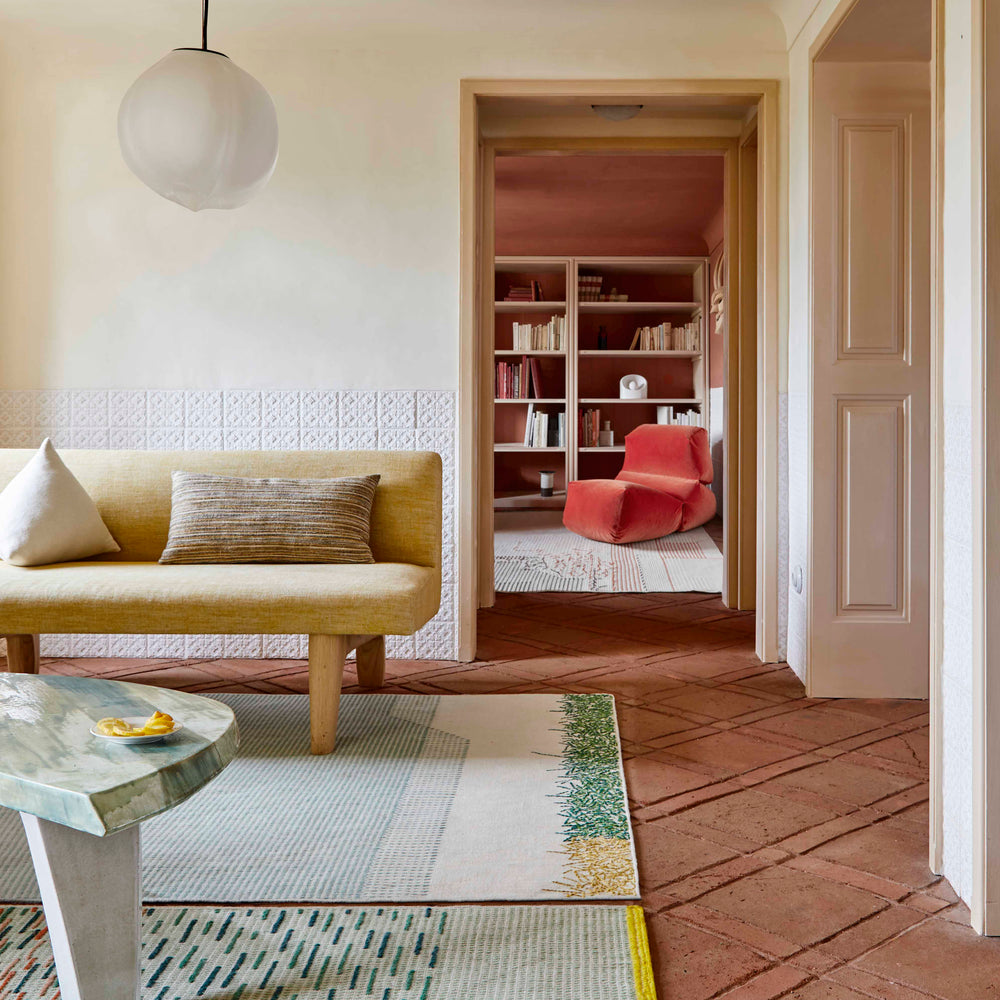 Backstitch Calm Rug