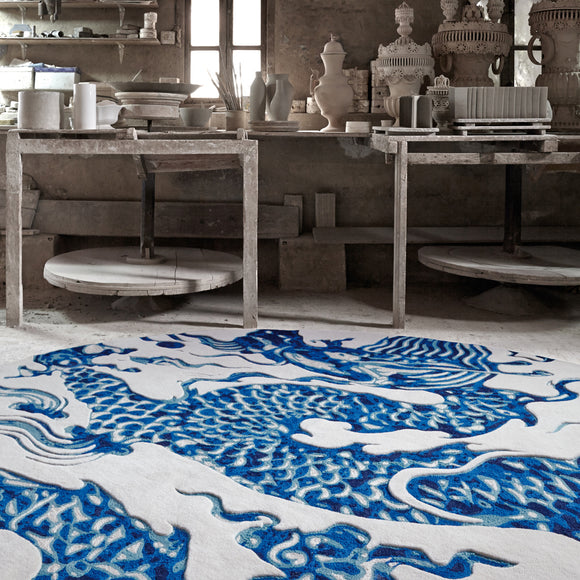 Blue China Rug