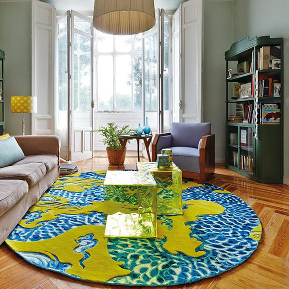 Blue China Rug