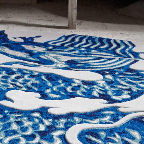 Blue China Rug