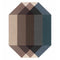 Diamond Outdoor Rug  option Blue-Brown