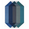 Diamond Outdoor Rug  option Blue-Green