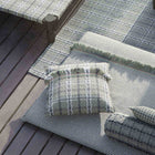 Garden Layers Big Outdoor Cushion Tartan
