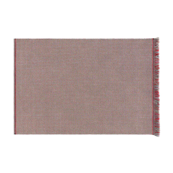 Garden Layers Outdoor Rug Gofre  Blue / Medium: 67 in W x 95 in L Garden Layers Outdoor Rug Gofre OPEN BOX