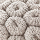 Knitted Rings Grey Stool
