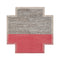 Mangas Space Square Plait Rug  option Coral