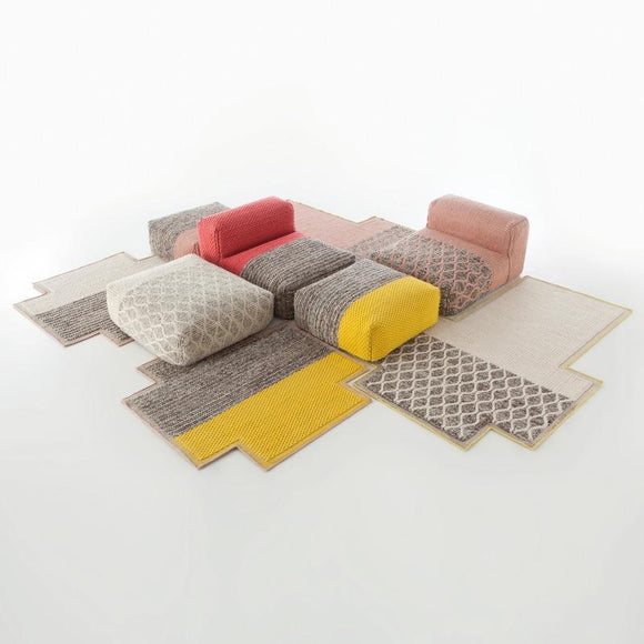 ラグ◆MANGAS マンガス◆Space Plait Square(2404A) GAN Rugs Mangas Space Square Plait Rug - 2Modern