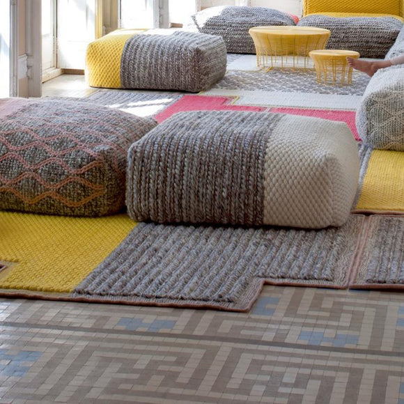 ラグ◆MANGAS マンガス◆Space Plait Square(2404A) GAN Rugs Mangas Space Square Plait Rug - 2Modern