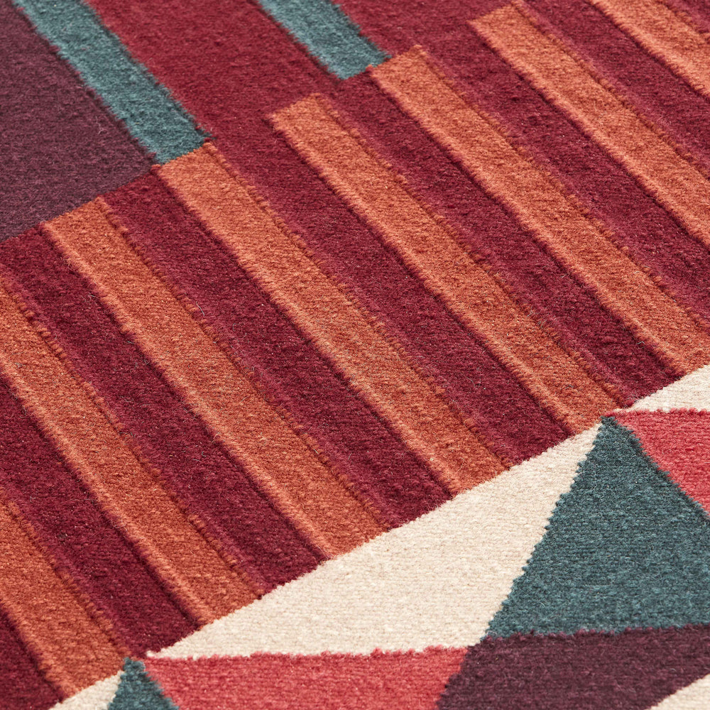 Ndebele Red Rug