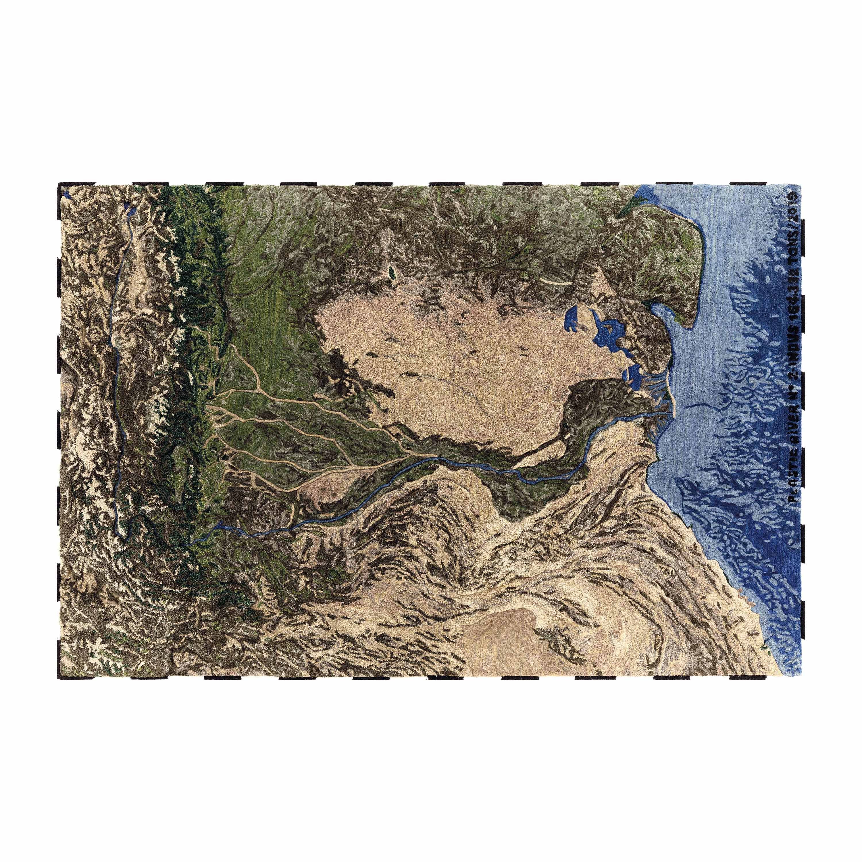 GAN Rugs Plastic Rivers Indus Rug - 2Modern