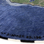 Plastic Rivers Niger Round Rug