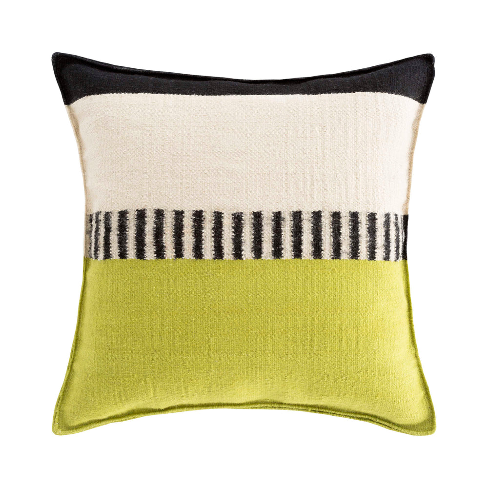 Rustic Chic Geo Pillow - Pistachio 1