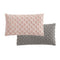Silai 24" x 14" Pillow  option Rose-Light Gray