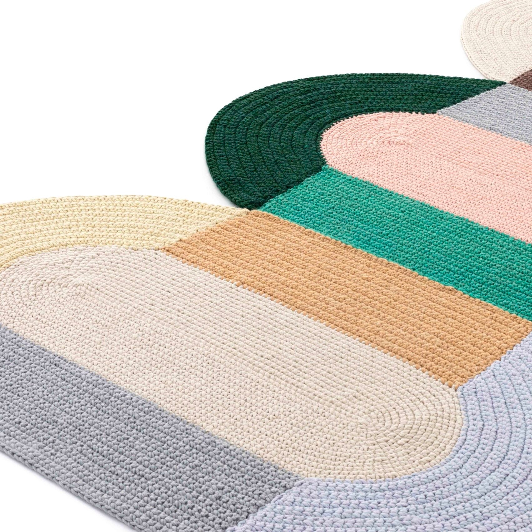 GAN Rugs The Crochet Trio Mix Rug - 2Modern