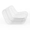 Buit 2 Seater Sofa  option White