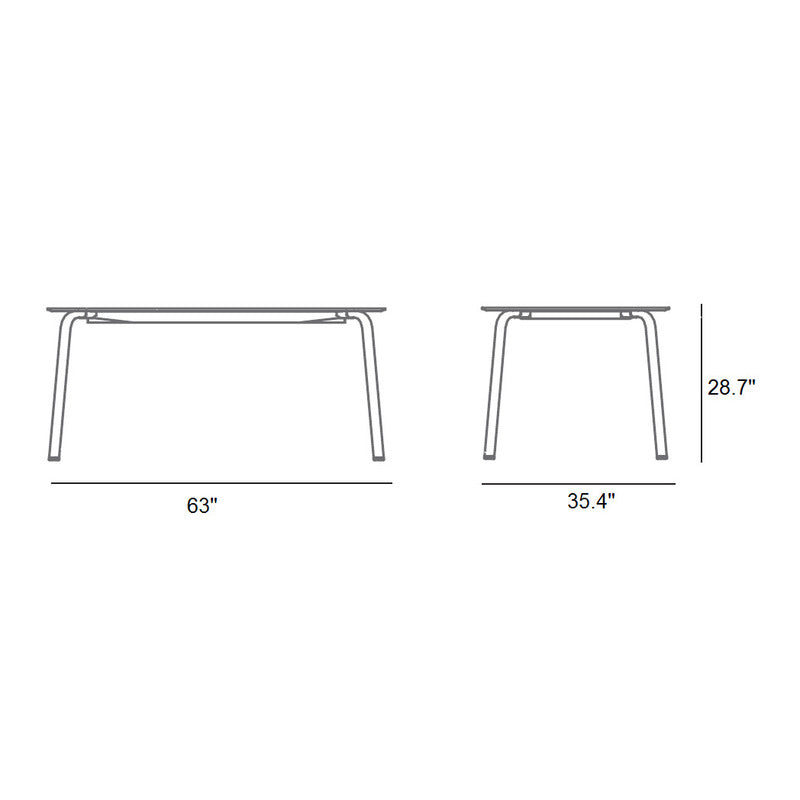 Stack Outdoor Dining Table