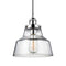 Baskin Chimney Pendant Light  option Polished Nickel