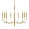 ED Ellen DeGeneres Brianna Chandelier  option Burnished Brass