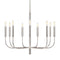 ED Ellen DeGeneres Brianna Chandelier  option Polished Nickel
